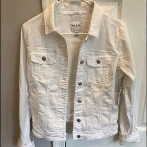 Guess White Jean Jacket